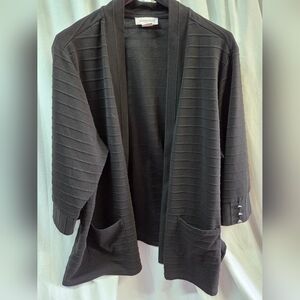 Allison Daley Black Knit Cardigan